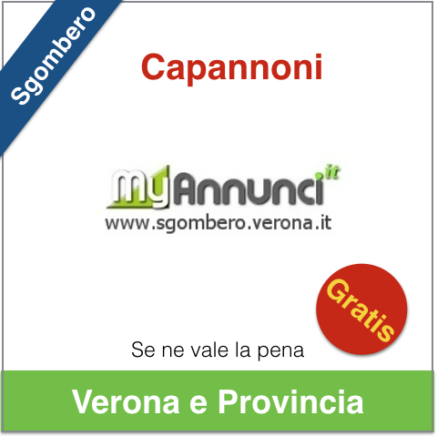 SGOMBERO CAPANNONI GRATIS VERONA